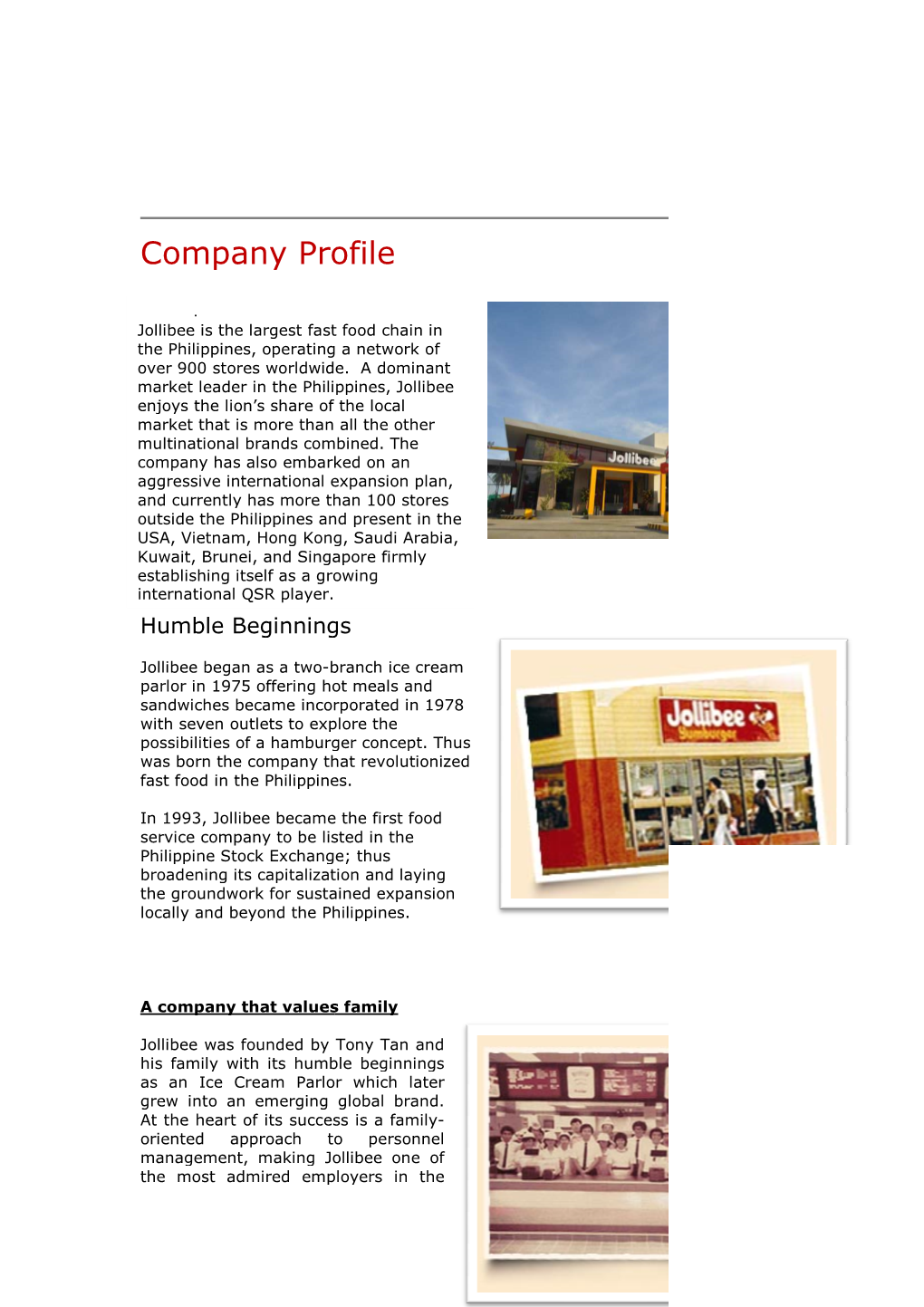 Company Profile