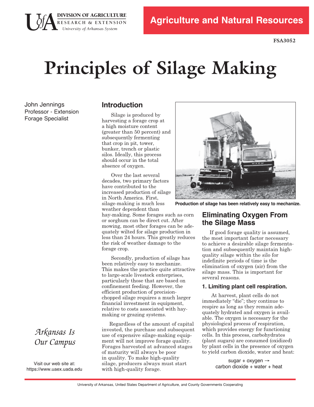 Principles of Silage Making