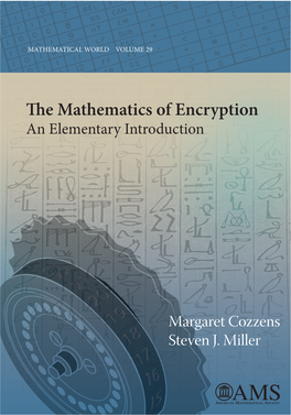 The Mathematics of Encryption an Elementary Introduction