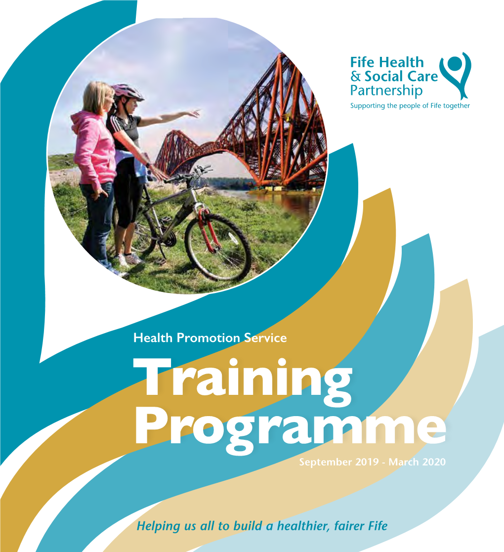 Training Programme September 2019 - March 2020