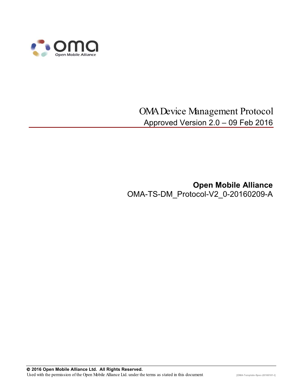 OMA-TS-DM Protocol-V2 0-20160209-A