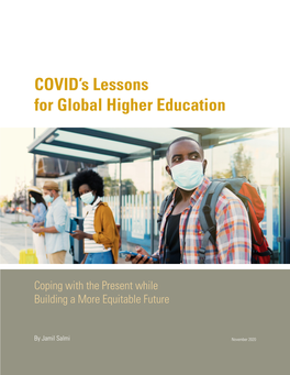 COVID's Lessons for Global Higher Education