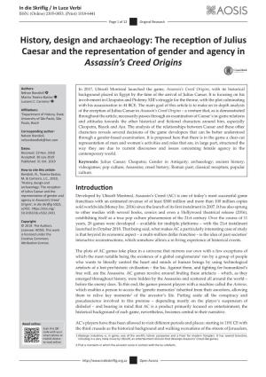 Julius Caesar in Assassin's Creed Origins