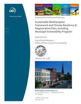Sustainable Northampton Framework and Climate Resiliency & Regeneration Plan, Including Municipal Vulnerability Program