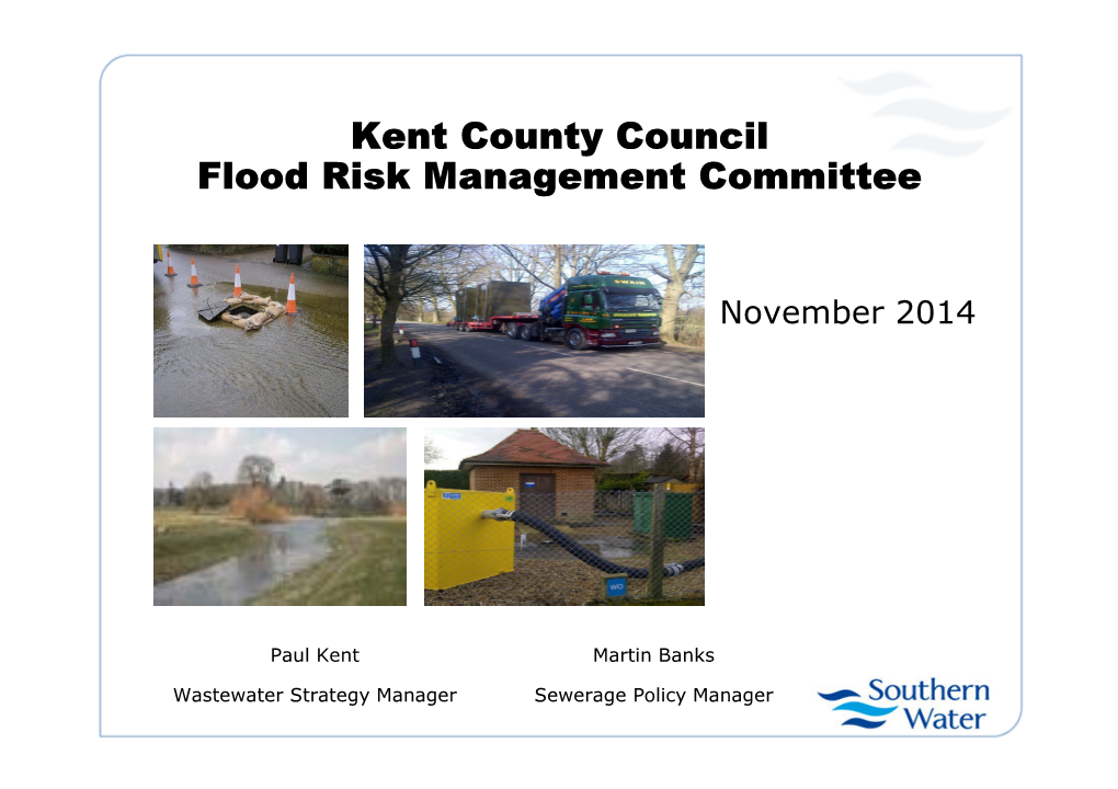 Kent County Council Flood Risk Management Committee