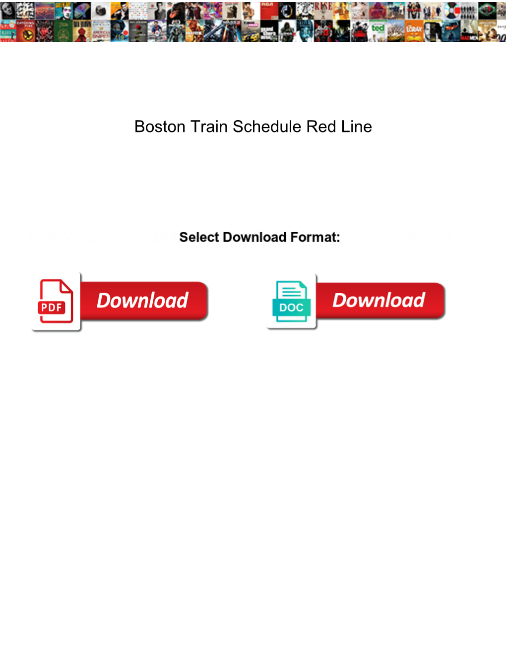 Boston Train Schedule Red Line