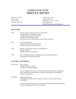 Hiroya Miura