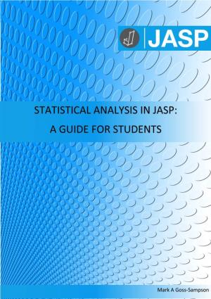 Statistical Analysis in JASP