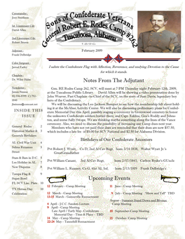 February 2009 Rodes Camp Newsletter