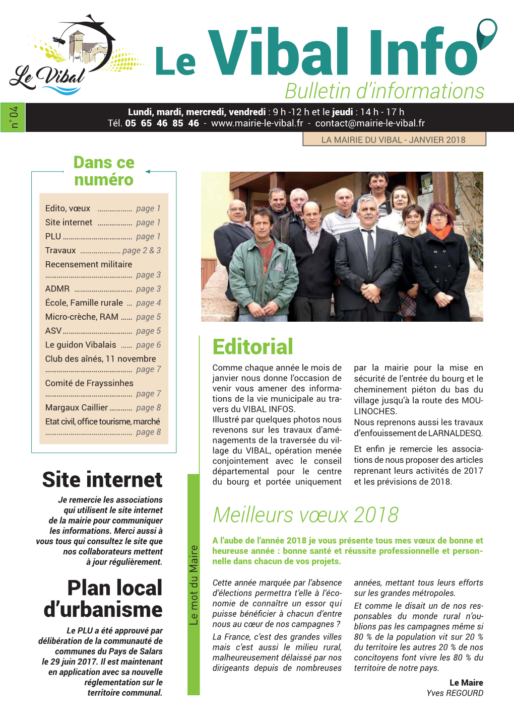 Bulletin Municipal Janvier 2018