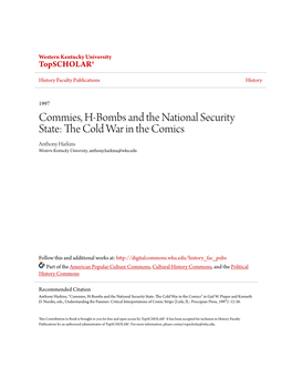 Commies, H-Bombs and the National Security State: the Cold War in The