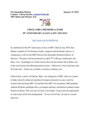 Press Release Jazz 50