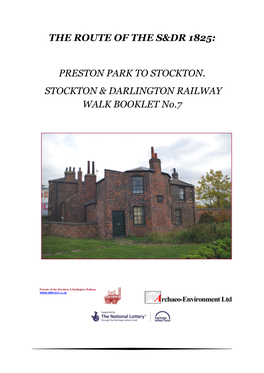 The Route of the S&Dr 1825: Preston Park to Stockton