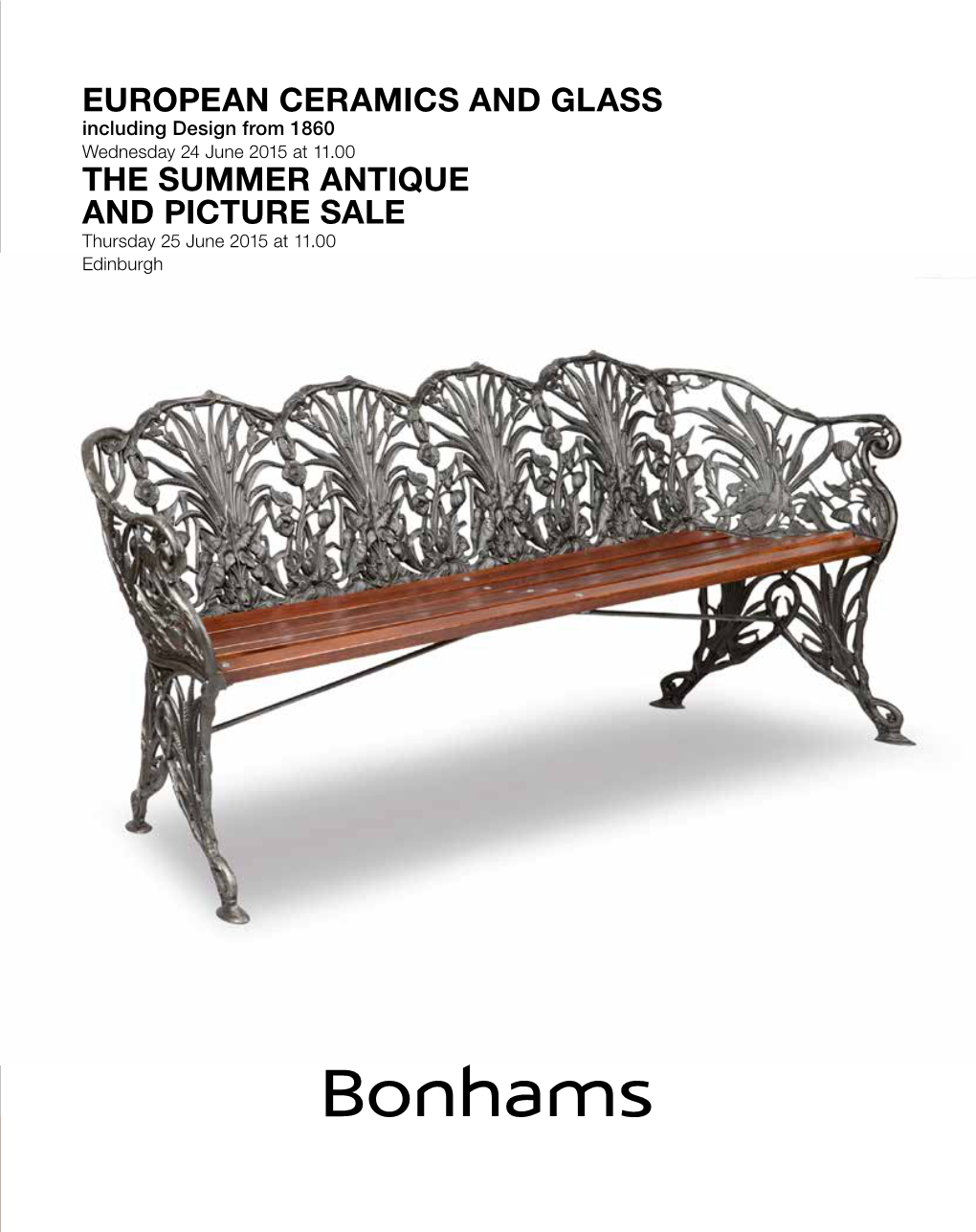 European Ceramics and Glass the Summer Antique and Picture Sale