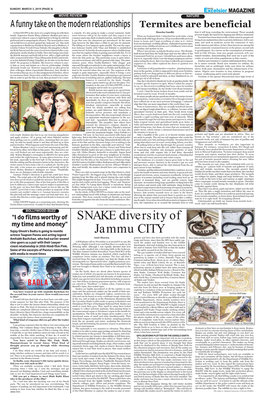 SNAKE Diversity of Jammu CITY