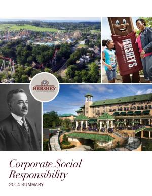 Milton Hershey School Relationship 9 Corporate Social Responsibility Summary