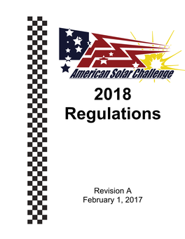 2018 Regulations