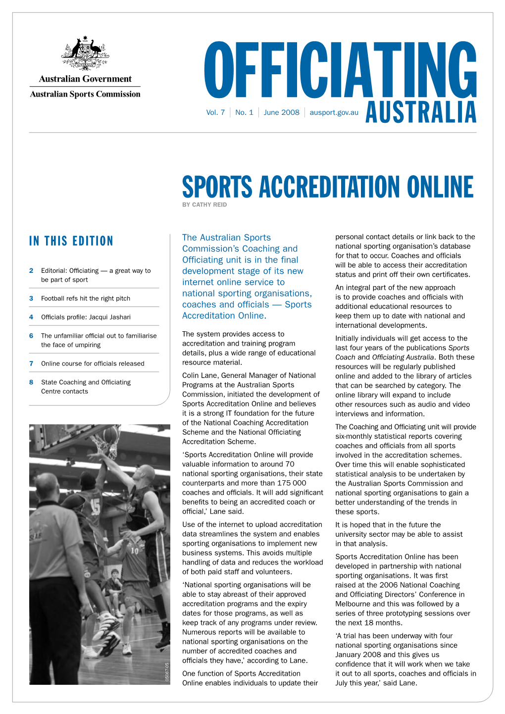 AUSTRALIA Sports Accreditation Online