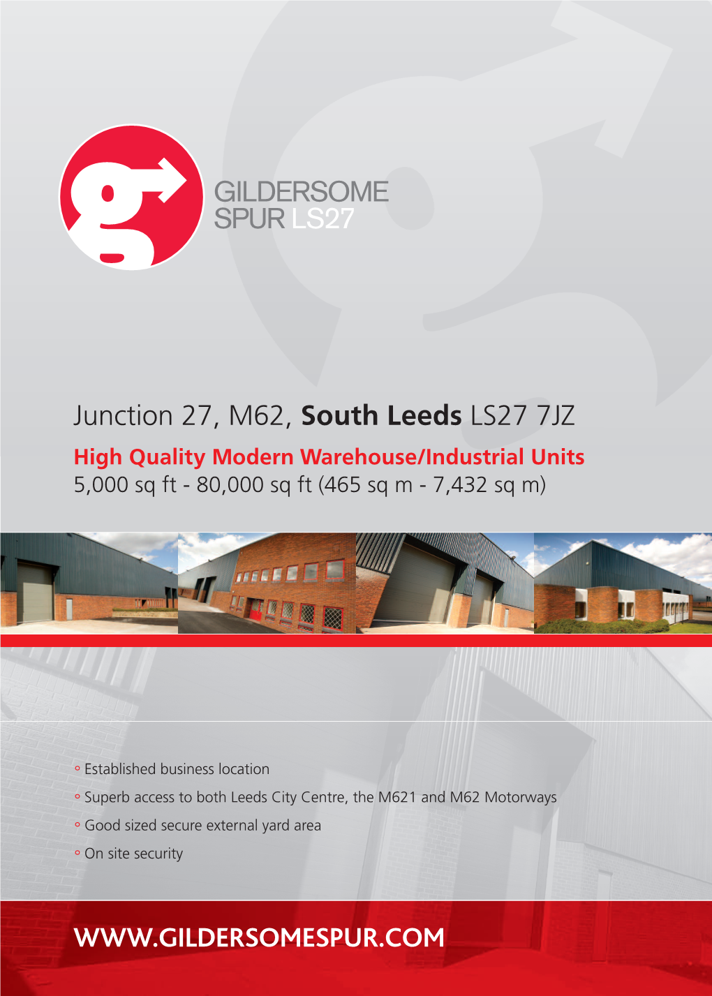 GILDERSOME SPUR LS27 Junction 27, M62, South Leeds LS27 7JZ