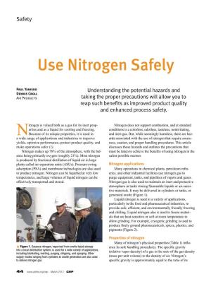 Use Nitrogen Safely