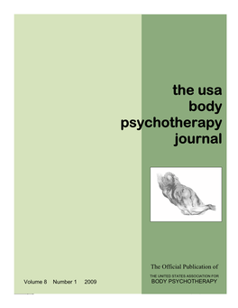The Usa Body Psychotherapy Journal