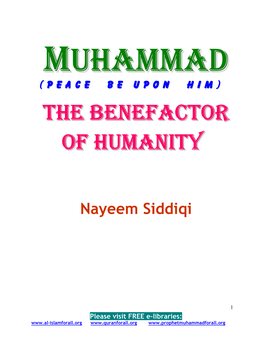 The Benefactor of Humanity
