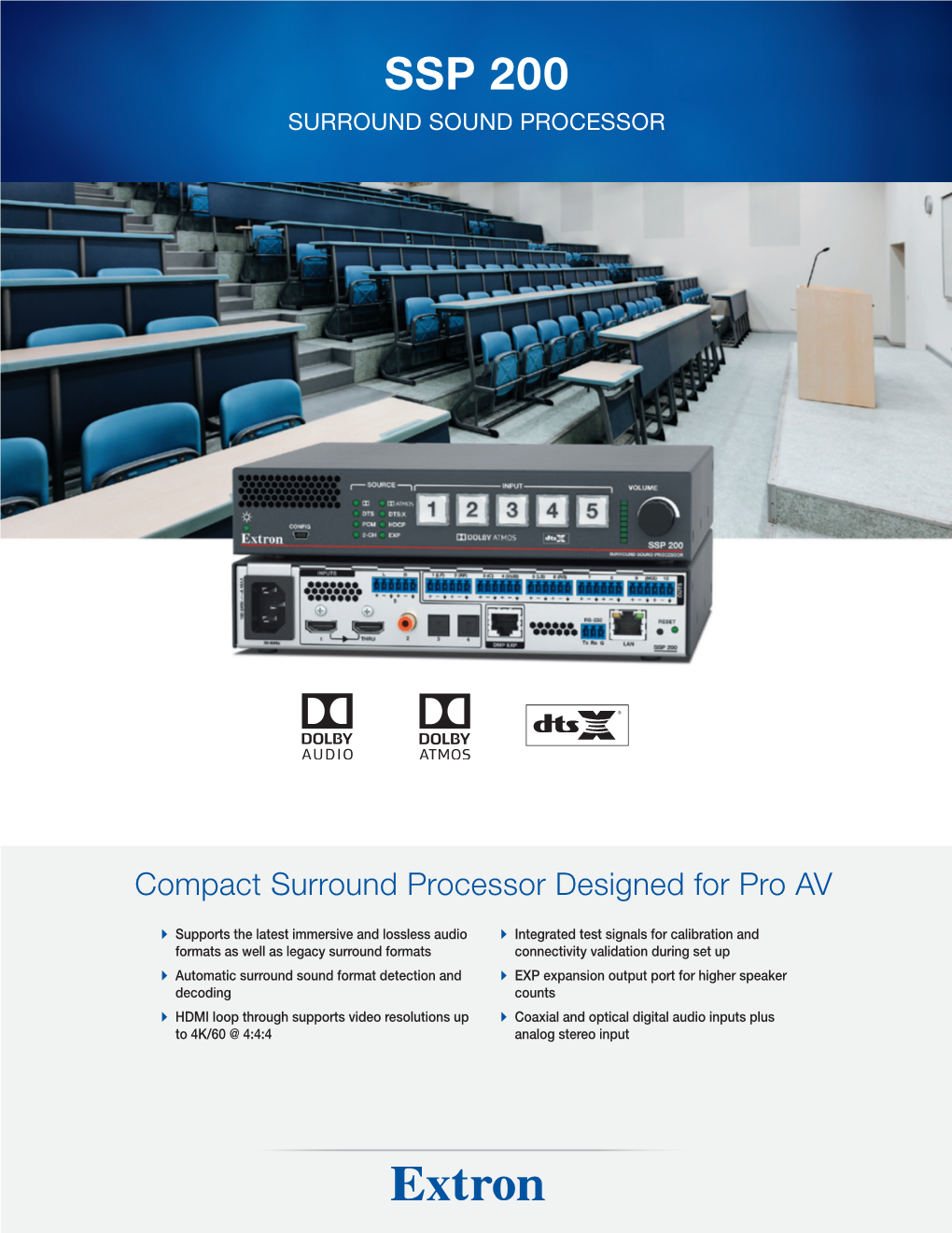 Ssp 200 Surround Sound Processor