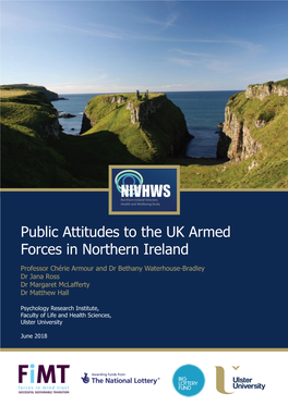 Public Attitudes to the UK Armed Forces in Northern Ireland