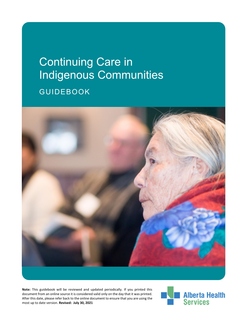 Continuing Care in Indigenous Communities Guidebook