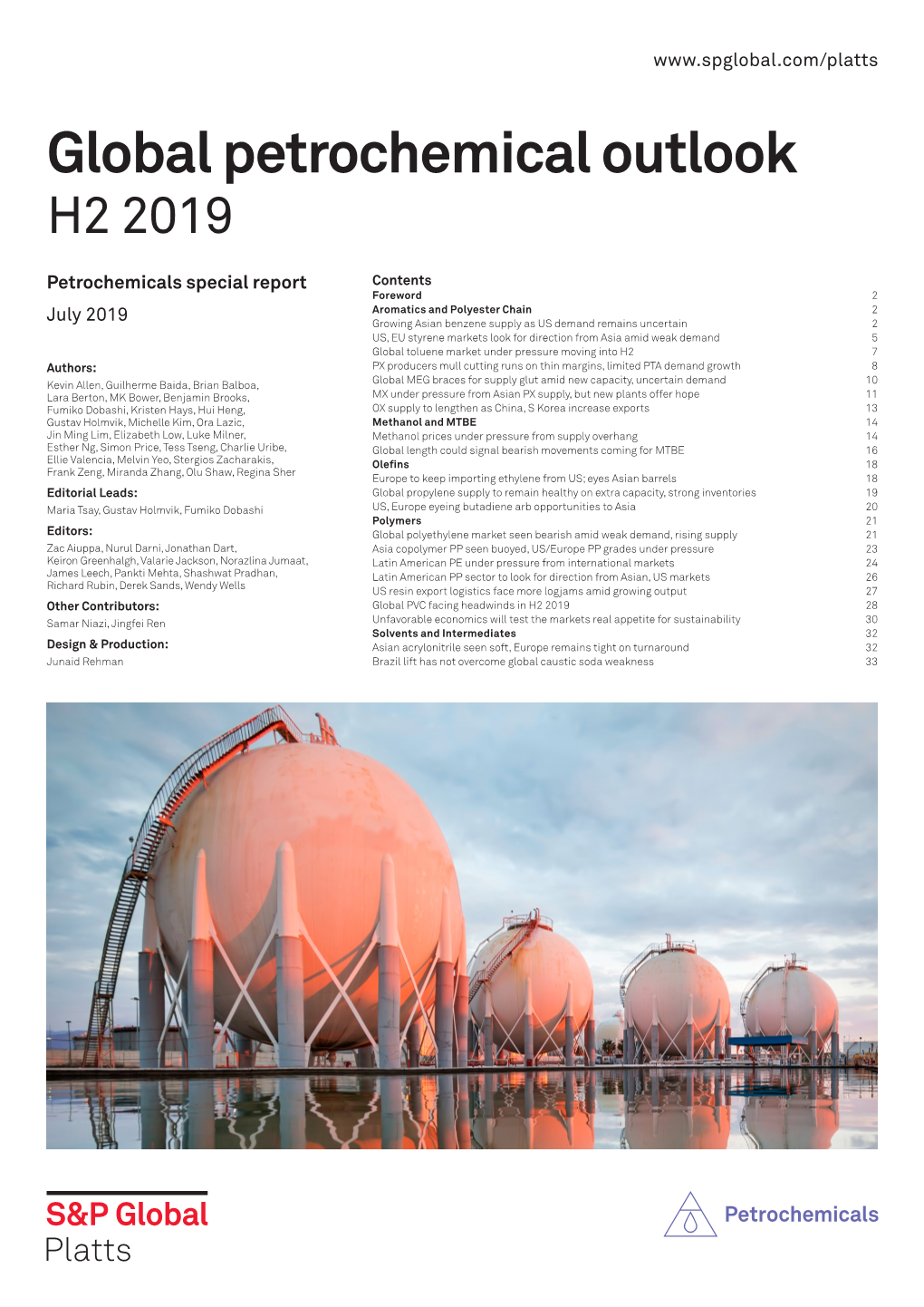 Global Petrochemical Outlook H2 2019