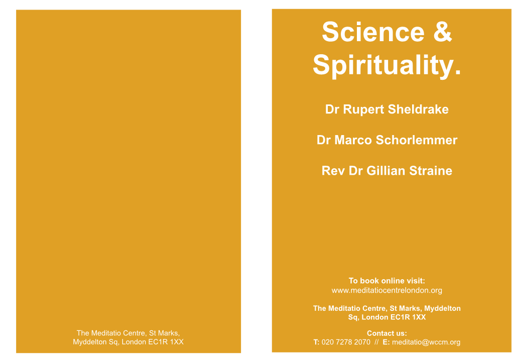 Science & Spirituality