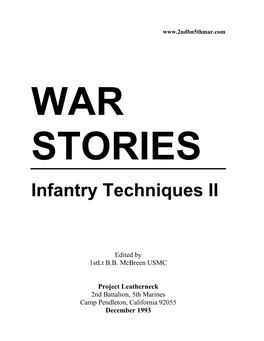 War Stories II