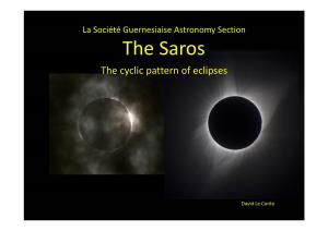 The Saros the Cyclic Pattern of Eclipses
