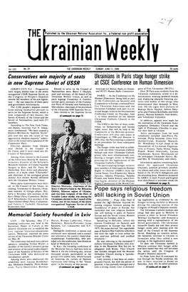 The Ukrainian Weekly 1989