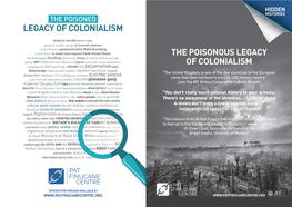 Legacy of Colonialism Booklet