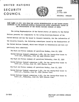 SEC U R'i TY S/2698 1.1 Jul;Rr 1952