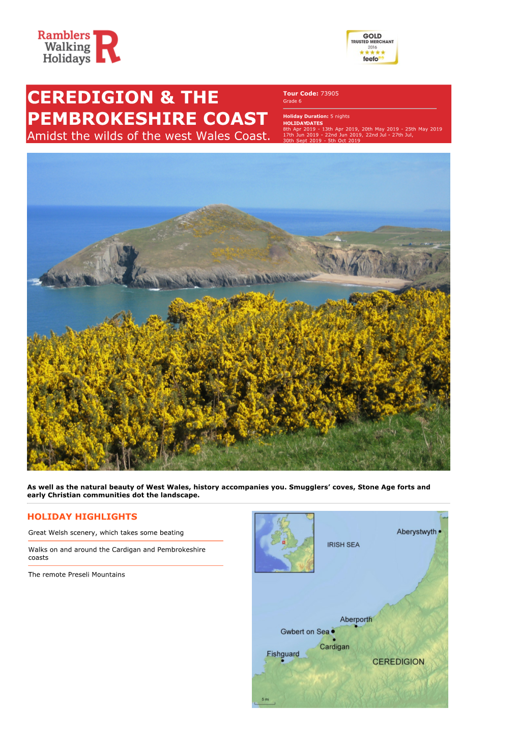 Ceredigion & the Pembrokeshire Coast