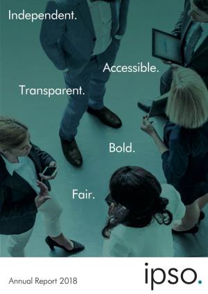 Independent. Accessible. Bold. Transparent. Fair