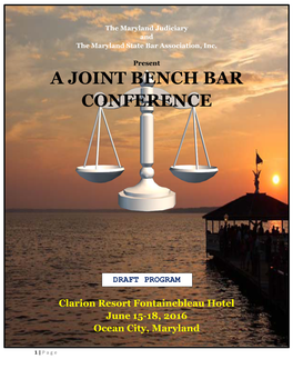 A Joint Bench Bar Conference