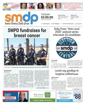 SMPD Fundraises for Breast Cancer