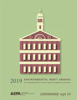 2019 Environmental Merit Awards Ceremony