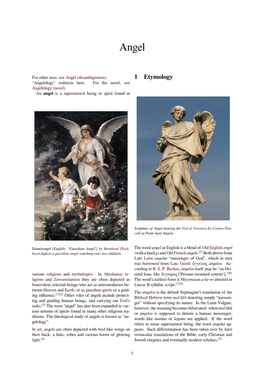 1 Etymology “Angelology” Redirects Here