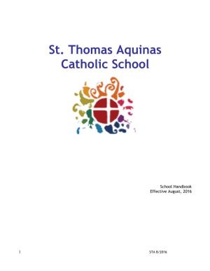 St. Thomas Aquinas Catholic School Vision Statement