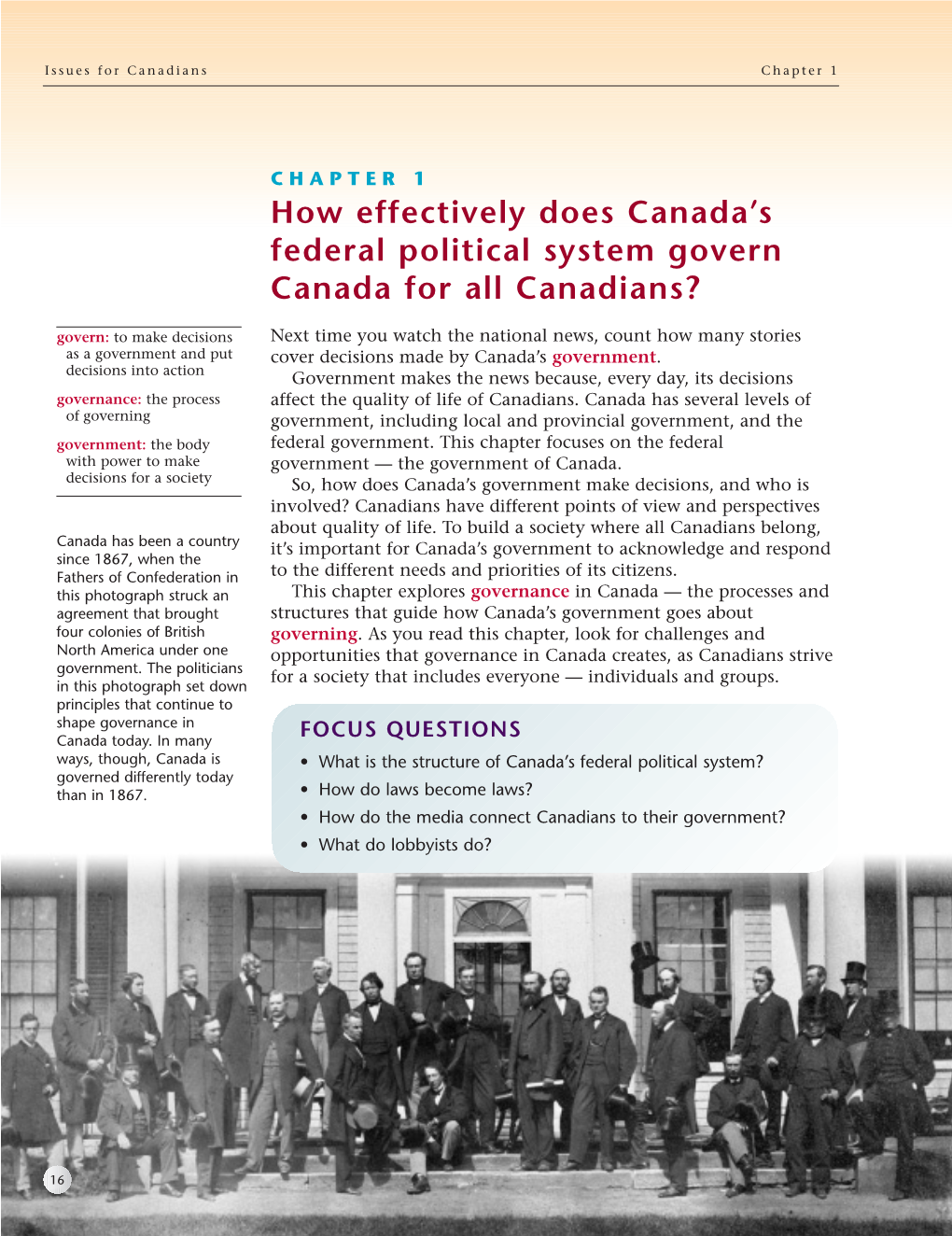 How Effectively Does Canada S Federal Political System Govern Canada   How Effectively Does Canadas Federal Political System Govern Canada For 