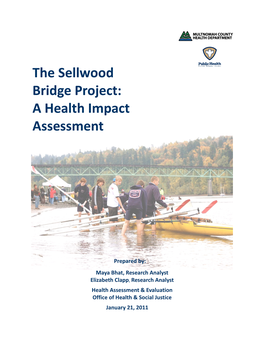 Sellwood Bridge Health Impact Assessment