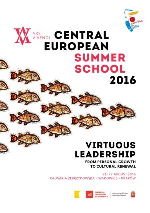 Central European Summer School 2016