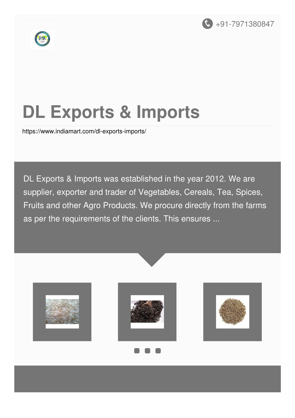 DL Exports & Imports