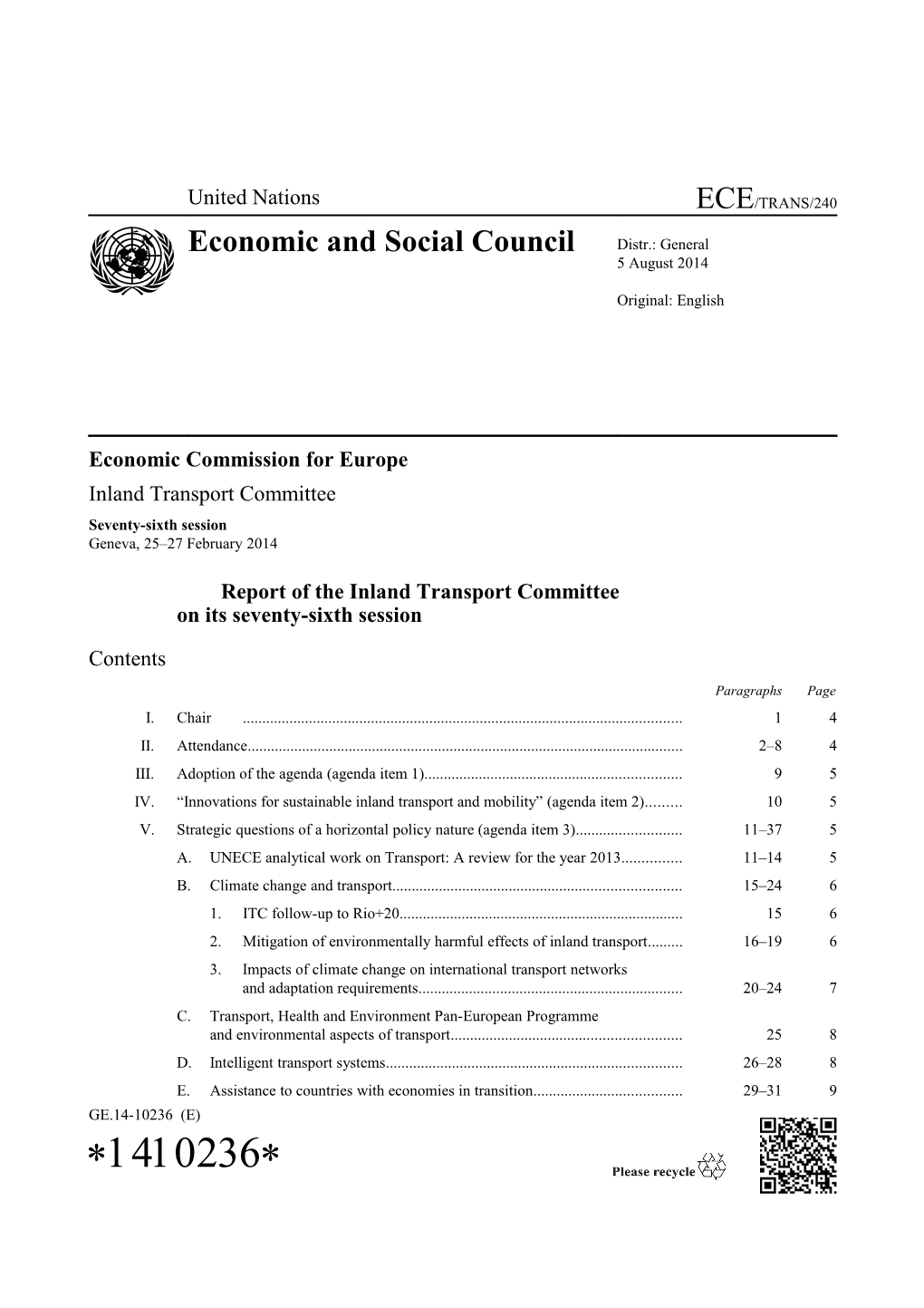 Economic Commission for Europe s18