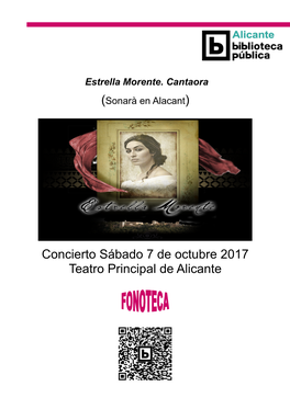 Concierto Sábado 7 De Octubre 2017 Teatro Principal De Alicante ■ BIOGRAFÍA