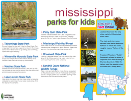 Parks for Kids Buddy Bison’S Fact Bites!